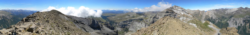 Panorama du sommet de La Suca